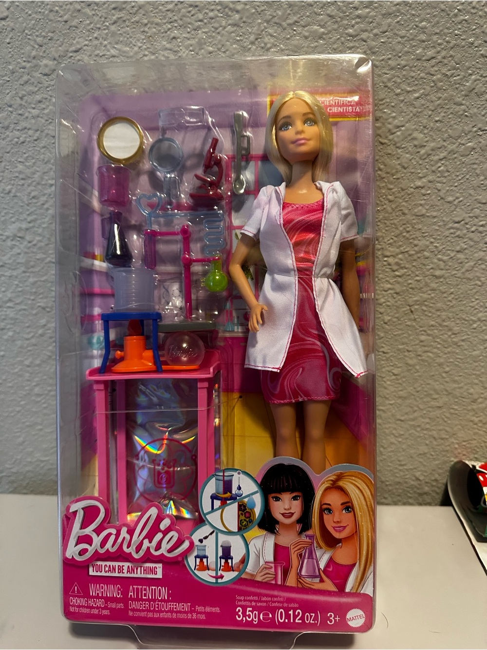 Barbie You Can Be Anything Scientist Doll - Pink & White